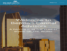 Tablet Screenshot of bermancapital.com